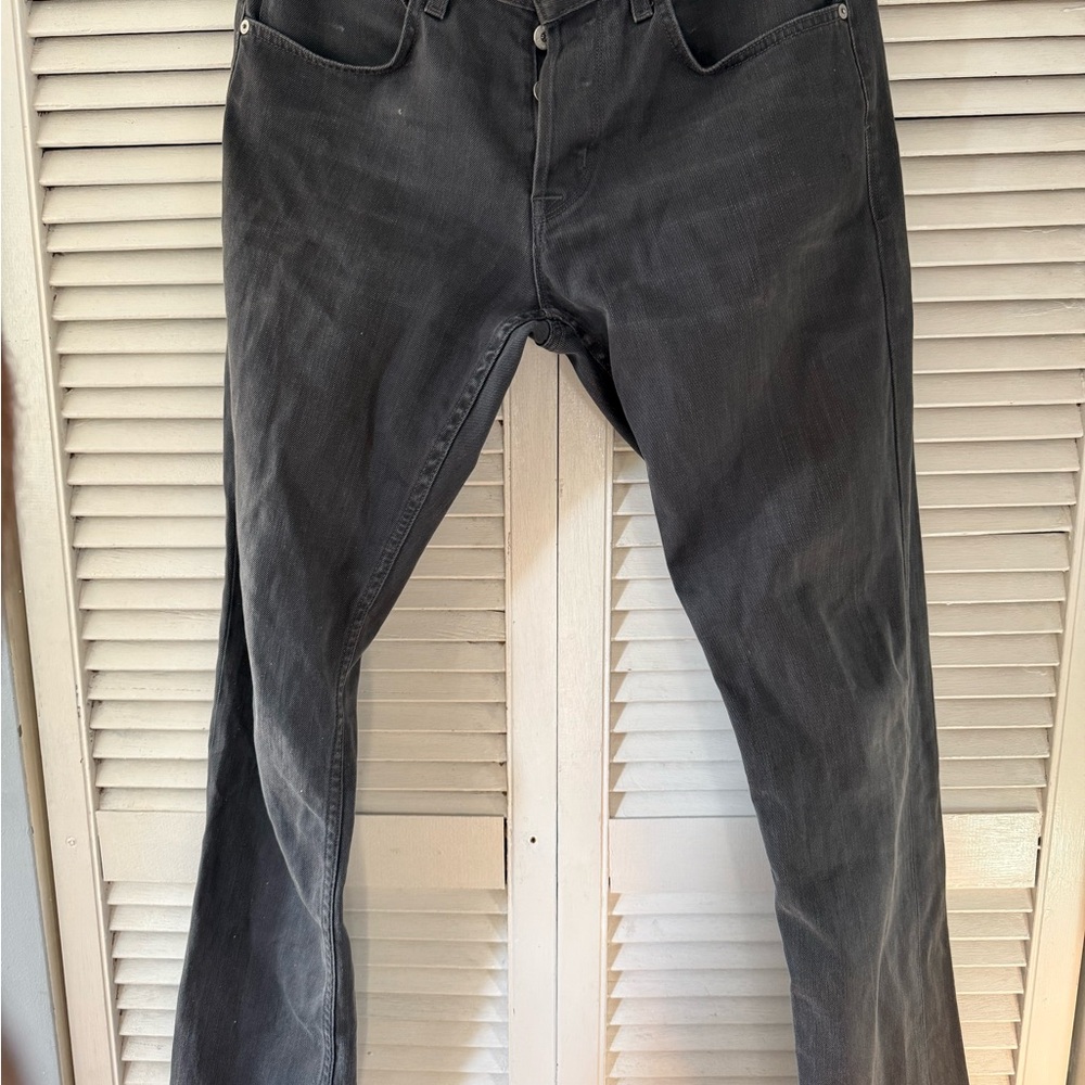 Hudson Jeans Men's Dark Gray Straight Jeans